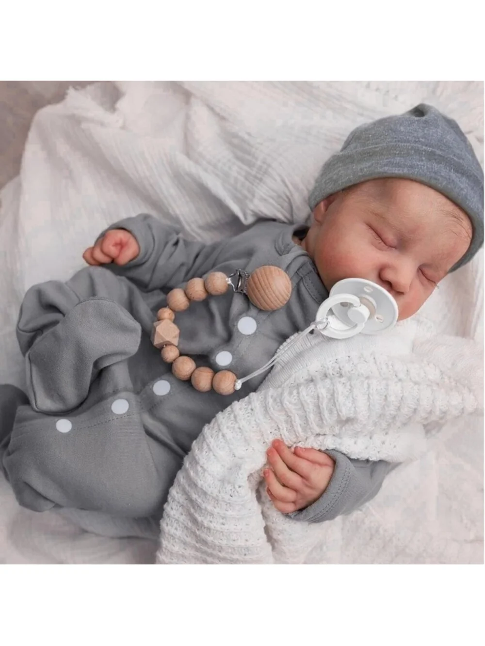 Realistic Reborn Baby Dolls - 18 Inch Full Vinyl Body Lifelike Reborn Boy Doll